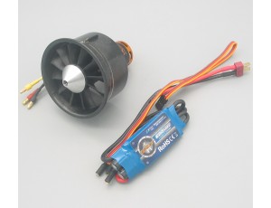 QX-Motor 64mm 12 Blade 4300Kv EDF Power Combo For 3S QX-Motor 64mm 12 Blade 4300Kv EDF Power Combo For 3S
